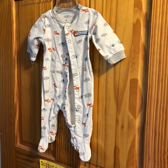 Carter’s size 3 months 4 piece set with jungle animals - Picture 9 of 13